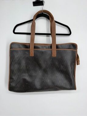 Christian Dior Vintage Honeycomb Monogram Tote Bag